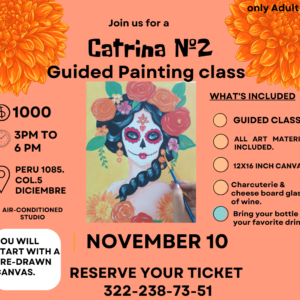 Guided Painting Class: La Catrina #2