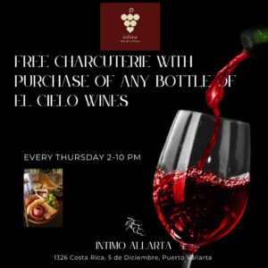Enjoy FREE Charcuterie With Any Bottle of El Cielo Wines