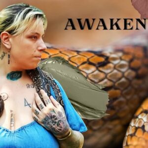 Awakening: A Living Canvas of Spirit and Snake