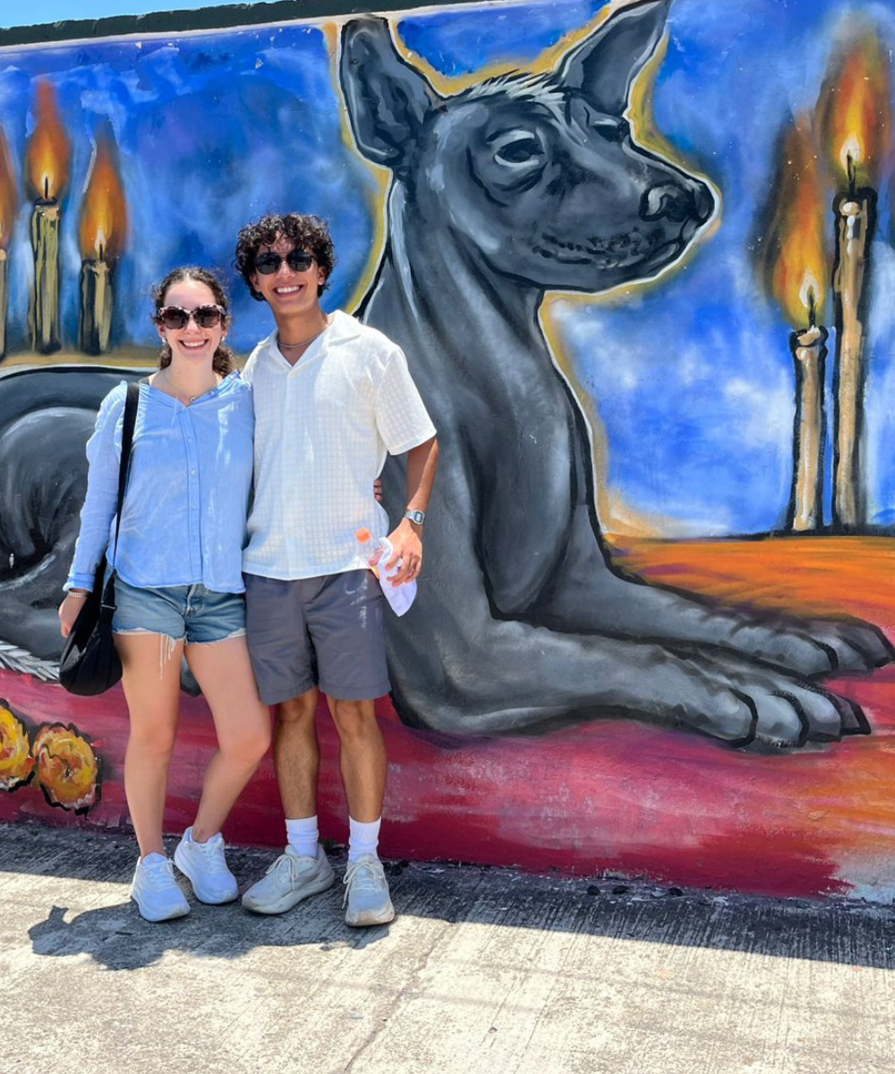 Guests on tour with Vallarta Eats Food Tours for Day of the Dead