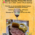 Easter Sunday Prime Rib at Bar Frida y Restaurante